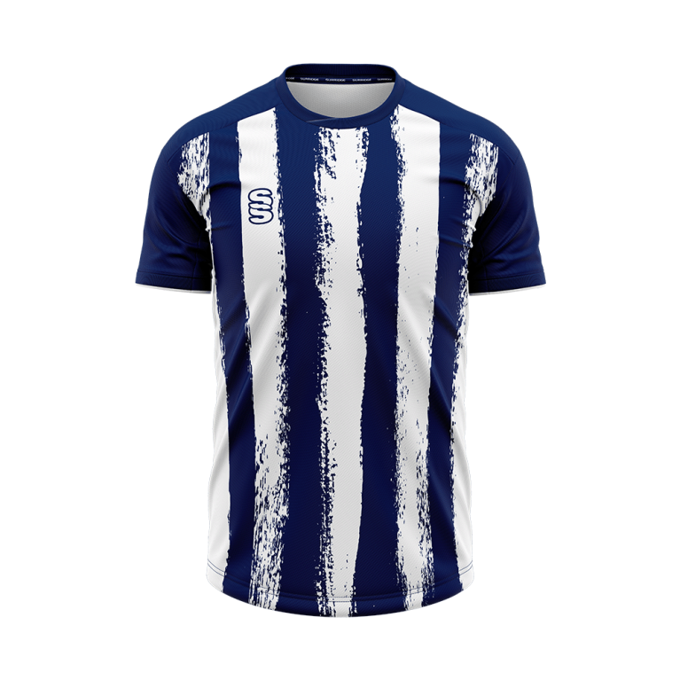STRIKE SHIRT-Navy-White