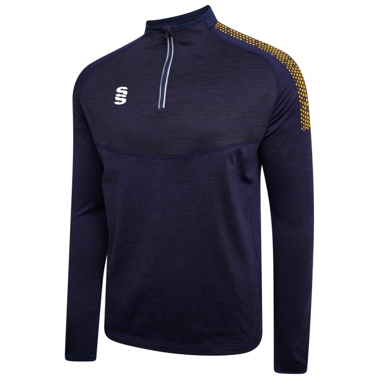 1/4 Zip Dual Performance Top : Navy