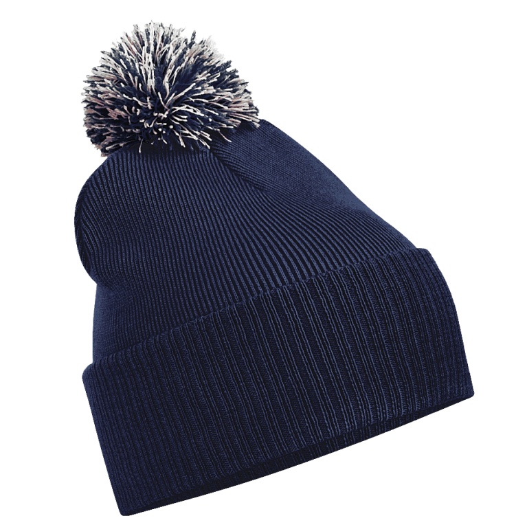 Snowstar Beanie - Navy/Grey