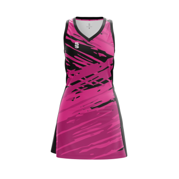 NETBALL DRESS STANDARD BACK - FAST TRACK
