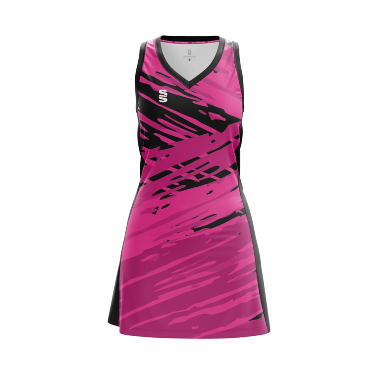 NETBALL DRESS STANDARD BACK - FAST TRACK