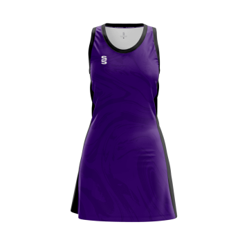 NETBALL DRESS STANDARD BACK - FAST TRACK