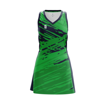 NETBALL DRESS STANDARD BACK - FAST TRACK