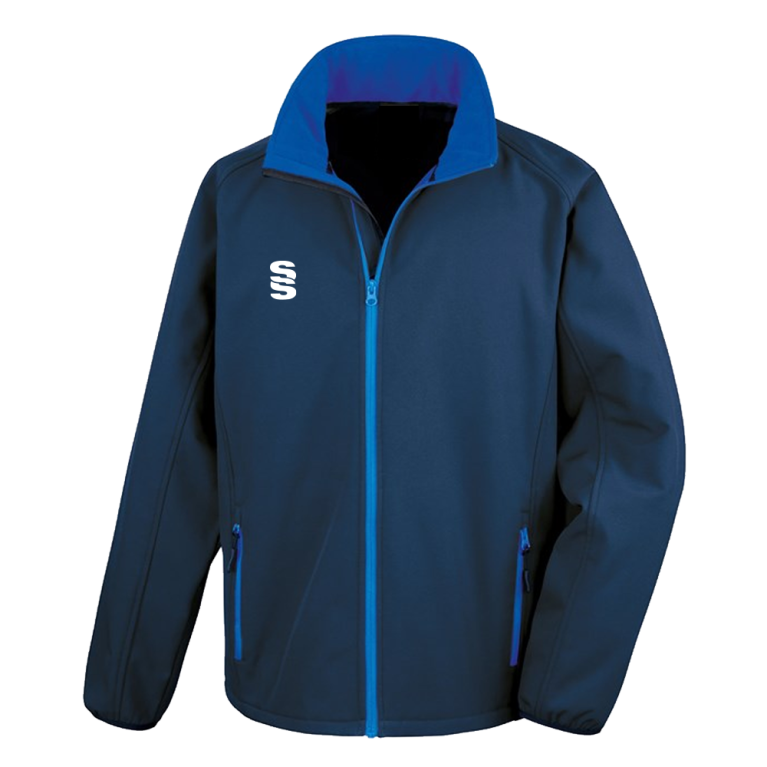 Core printable softshell jacket - Navy Royal