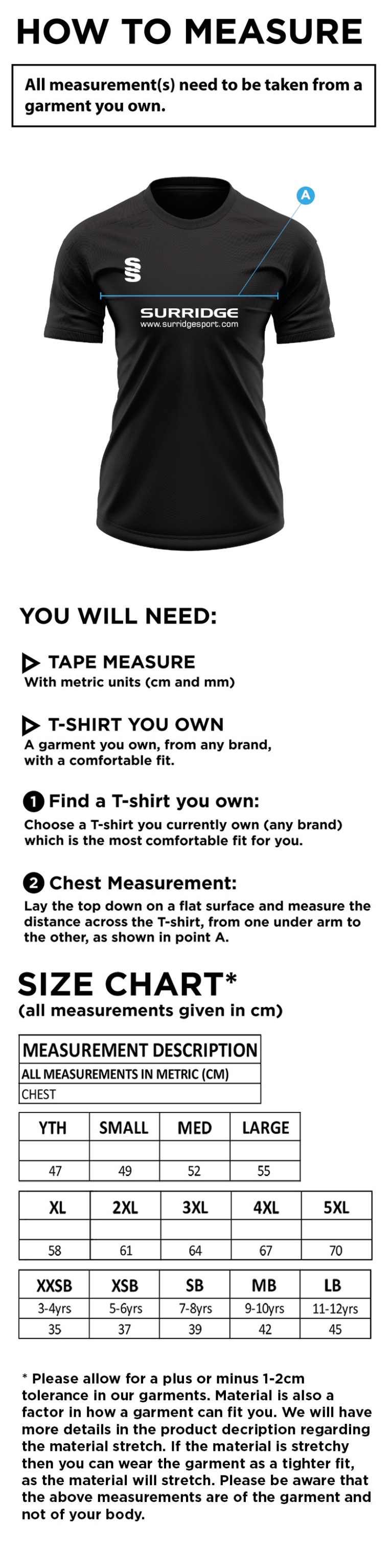Fuse Polo Shirt : Navy / White - Size Guide