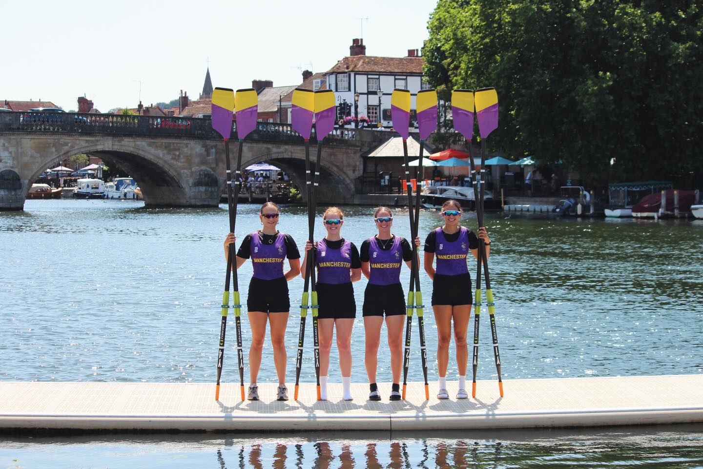 Supporting every sport, no matter how niche. 🚣‍♀️💜