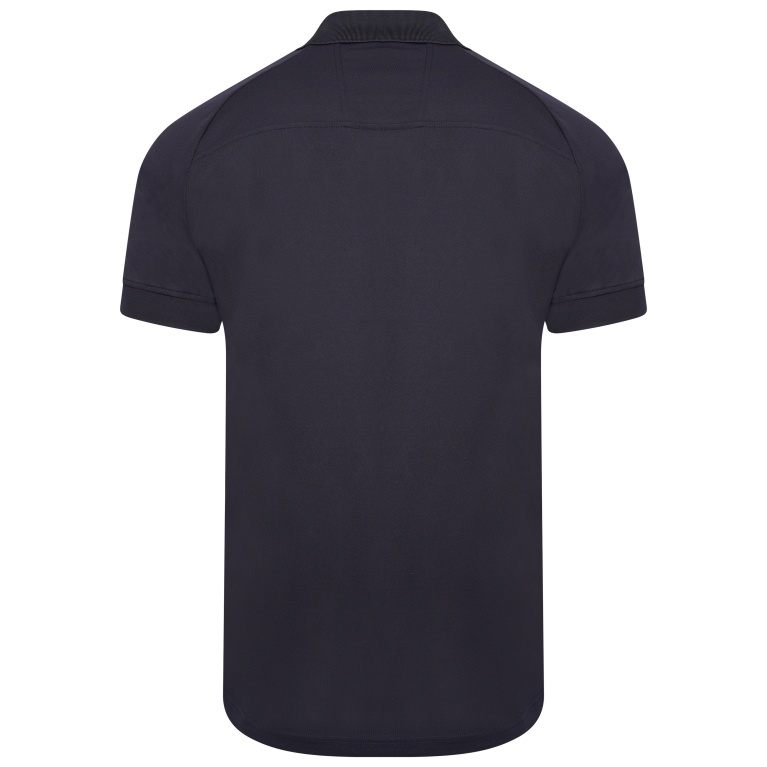 Dual Solid Colour Polo : Navy