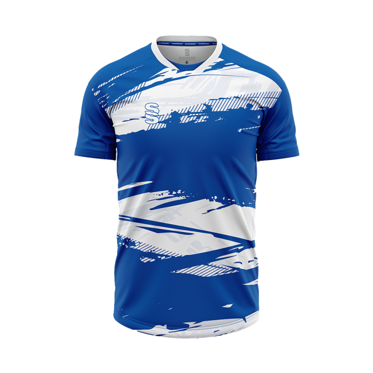 EVOLUTION SHIRT-Royal-White