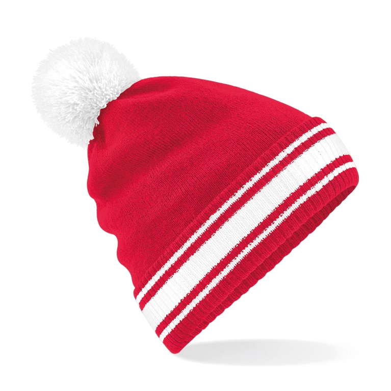 Stadium Beanie : Red/White