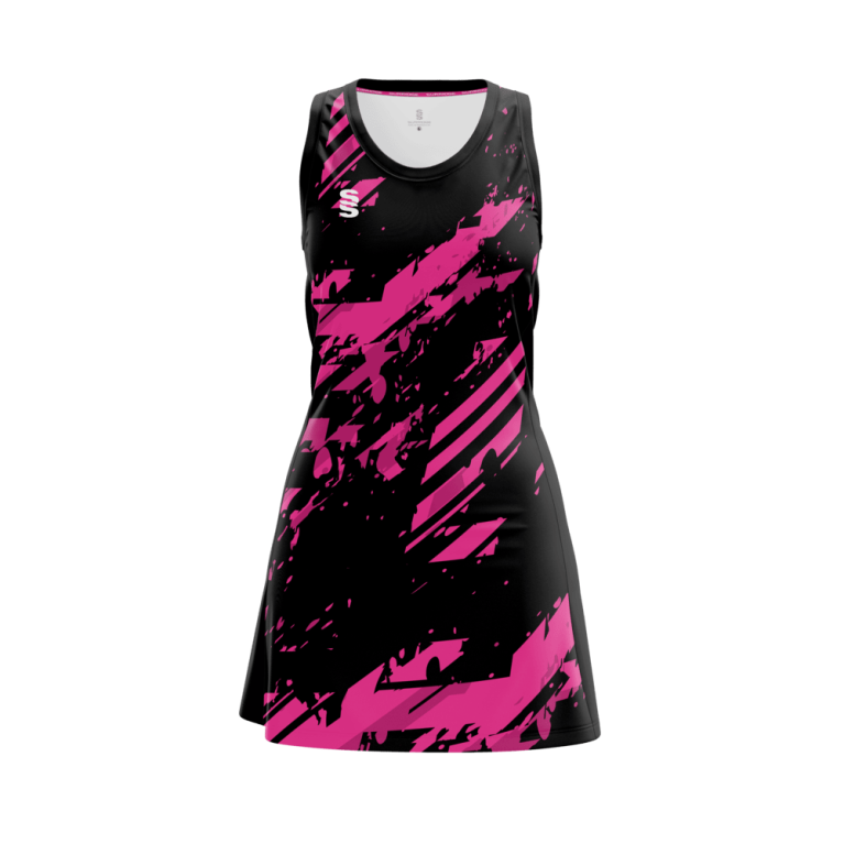 NETBALL DRESS STANDARD BACK - FAST TRACK