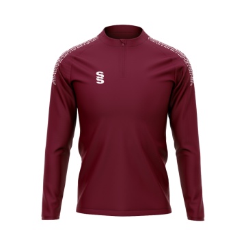 Elite 1/4 Zip Performance Top - Womens - Maroon