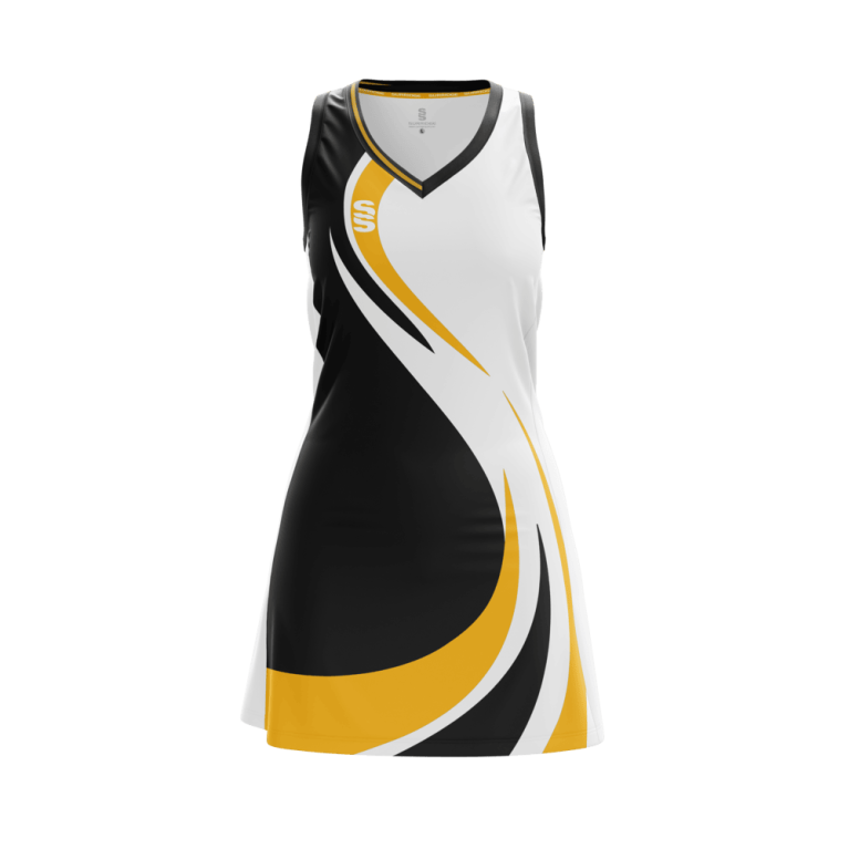 NETBALL DRESS STANDARD BACK - FAST TRACK