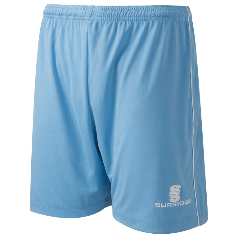 Classic Football Short - Sky/White