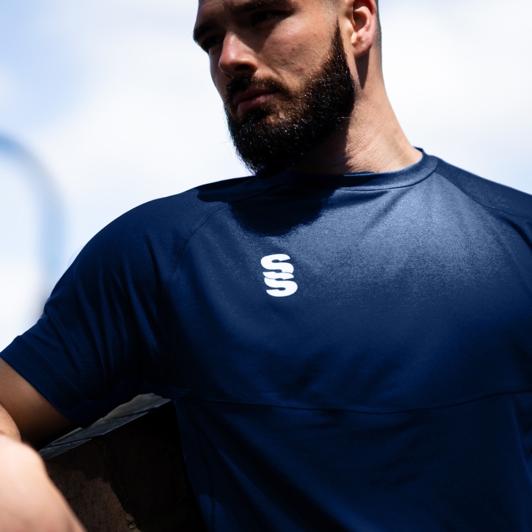 Dual Gym T-shirt : Navy Melange