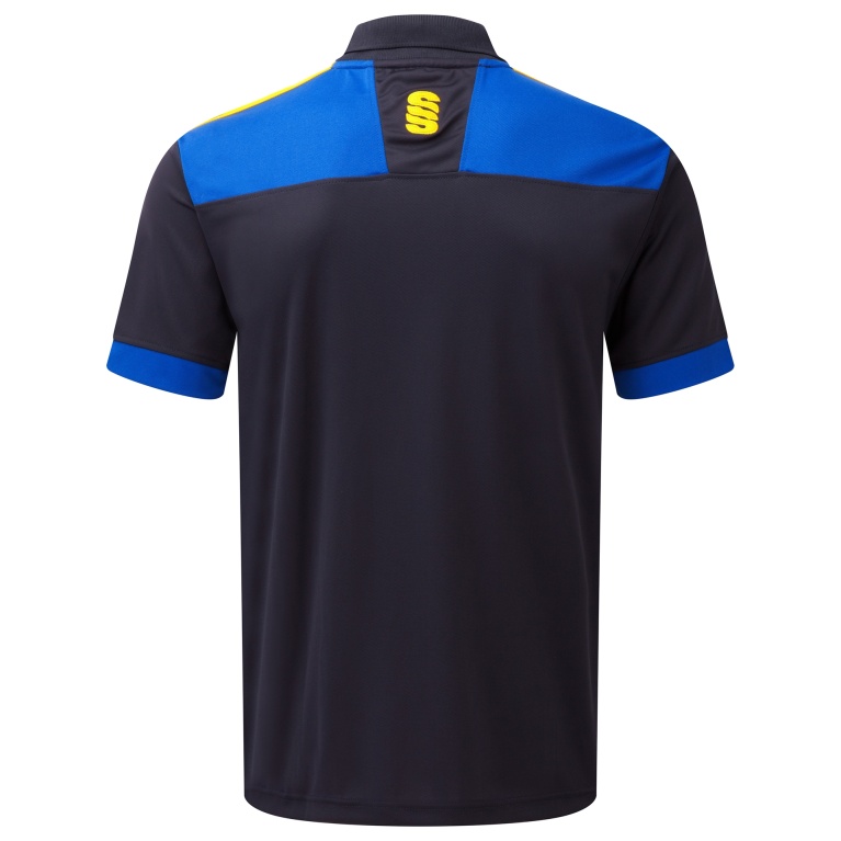 Women's Blade Polo Shirt : Navy / Royal / Amber