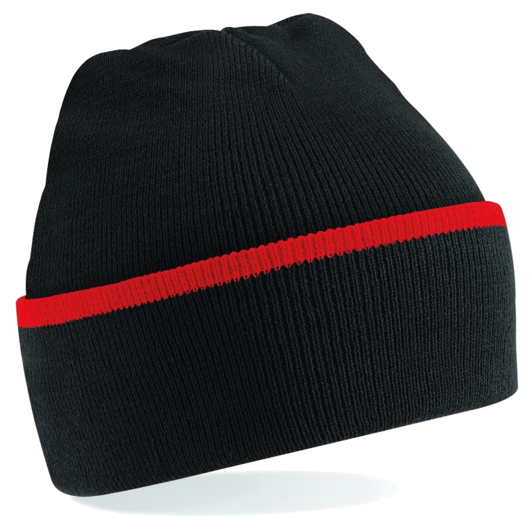 Teamwear Beanie : Black/Red