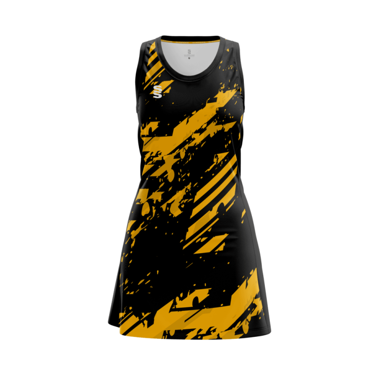 NETBALL DRESS STANDARD BACK - FAST TRACK