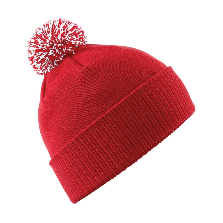 Snowstar Beanie - Red/White