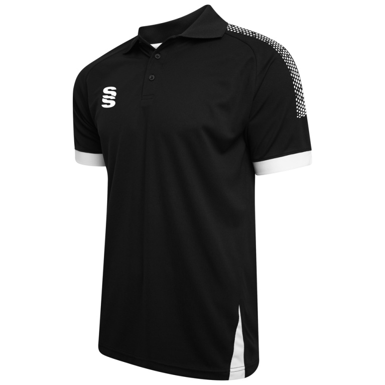 Fuse Polo Shirt : Black /  White