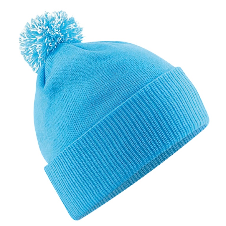 Snowstar Beanie - Sky/White