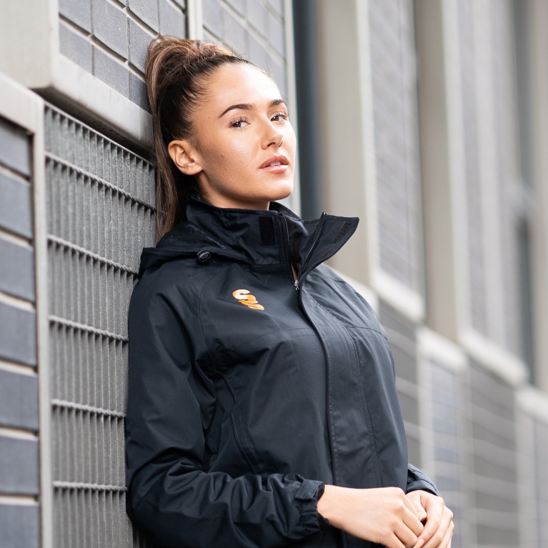 Women's Dual Fleece Lined Jacket : Black