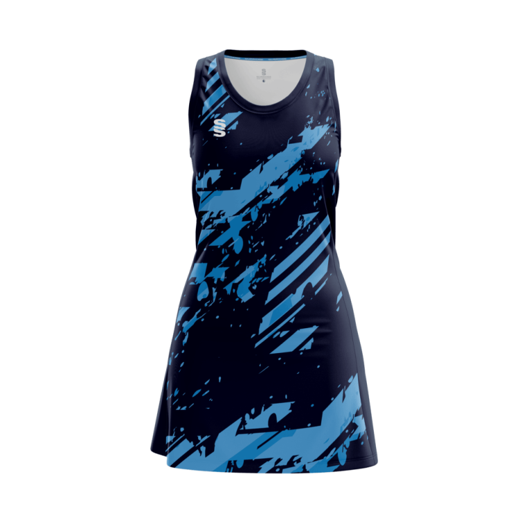 NETBALL DRESS STANDARD BACK - FAST TRACK