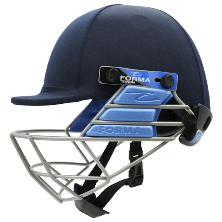 Forma Cricket Helmet - Pro SRS - Steel Grill - Navy