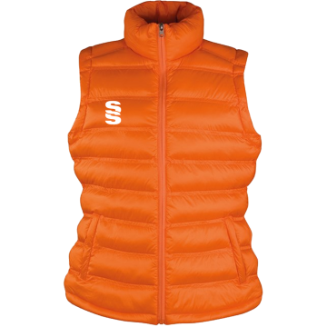 Women's Padded Gilet : Orange