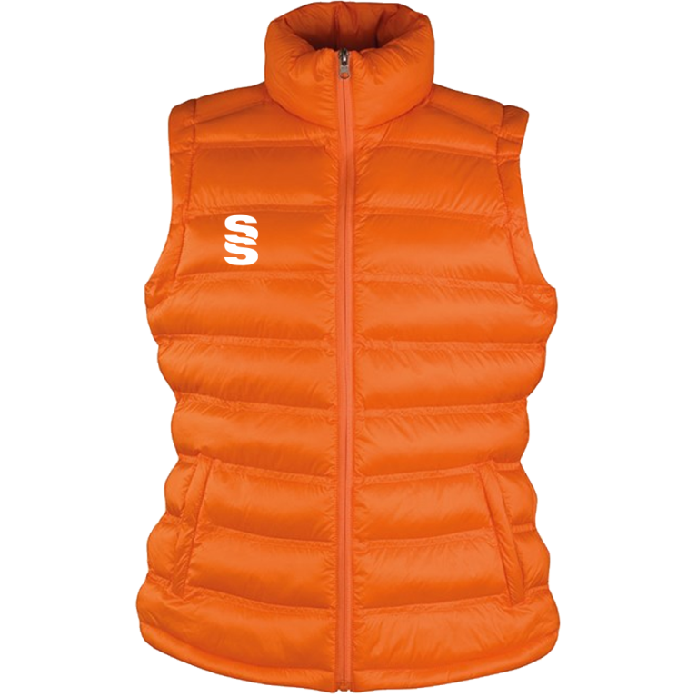 Women's Padded Gilet : Orange