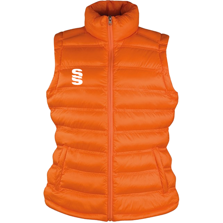 Women's Padded Gilet : Orange