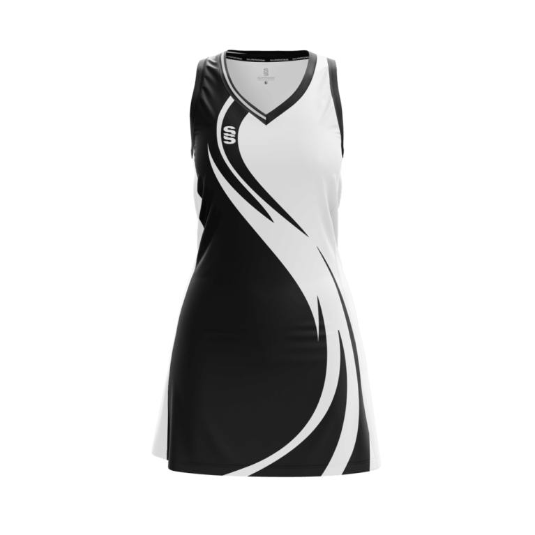 NETBALL DRESS STANDARD BACK - FAST TRACK