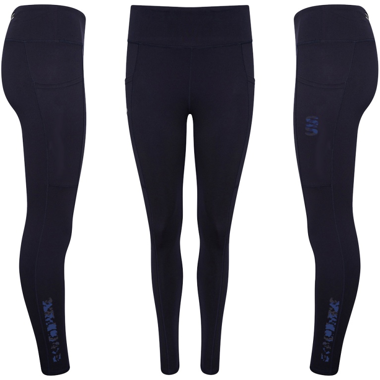 Performance Full Length Leggings : Navy