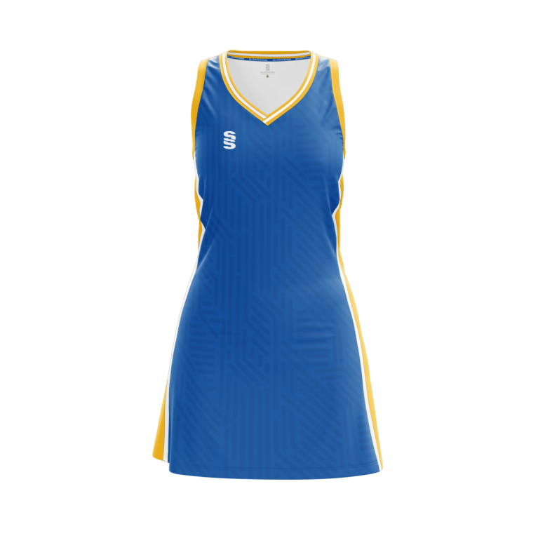NETBALL DRESS STANDARD BACK - FAST TRACK