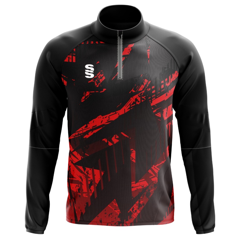 Tempo Performance Top - Black Red