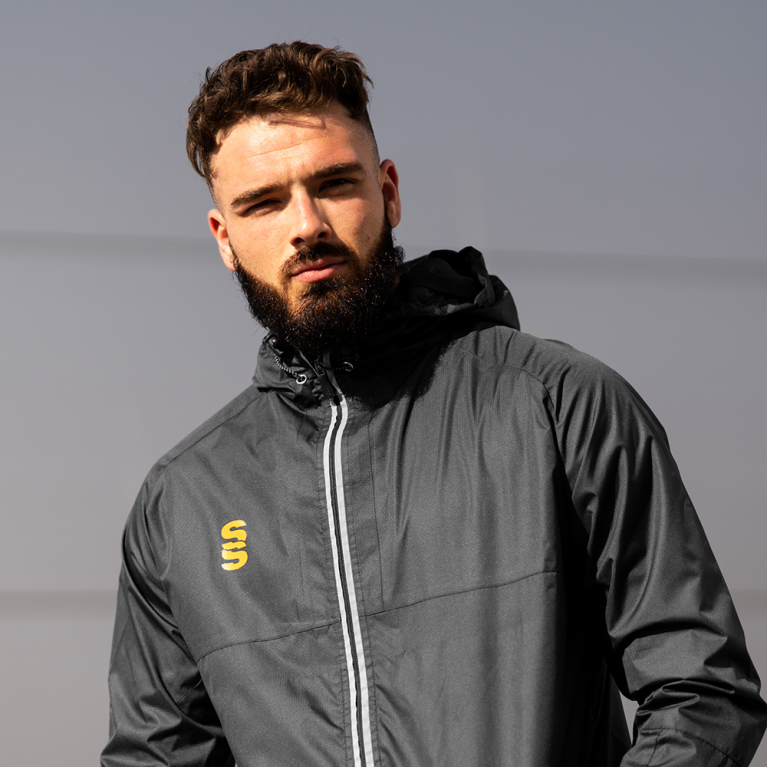 Dual Full Zip Training Jacket : Black