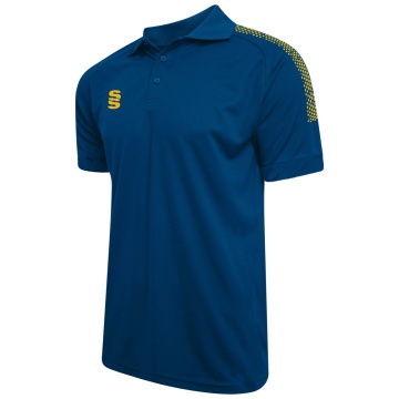 Dual Solid Colour Polo : Royal