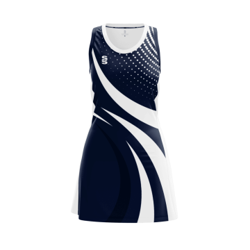NETBALL DRESS STANDARD BACK - FAST TRACK