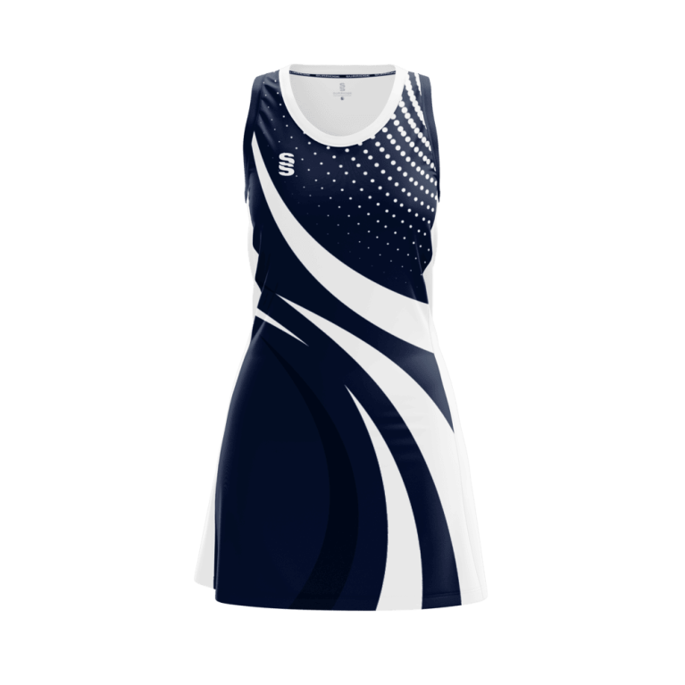 NETBALL DRESS STANDARD BACK - FAST TRACK