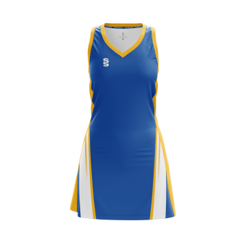 NETBALL DRESS STANDARD BACK - FAST TRACK