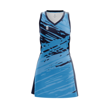 NETBALL DRESS STANDARD BACK - FAST TRACK