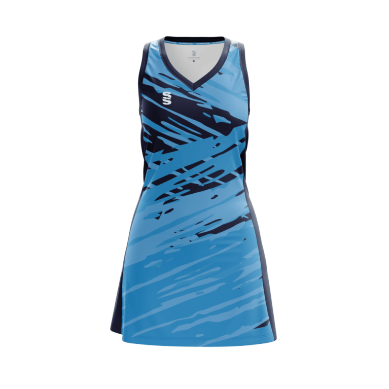 NETBALL DRESS STANDARD BACK - FAST TRACK