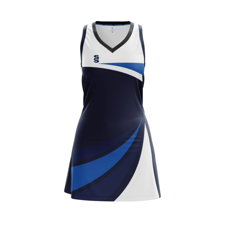 NETBALL DRESS STANDARD BACK - FAST TRACK