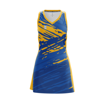 NETBALL DRESS STANDARD BACK - FAST TRACK