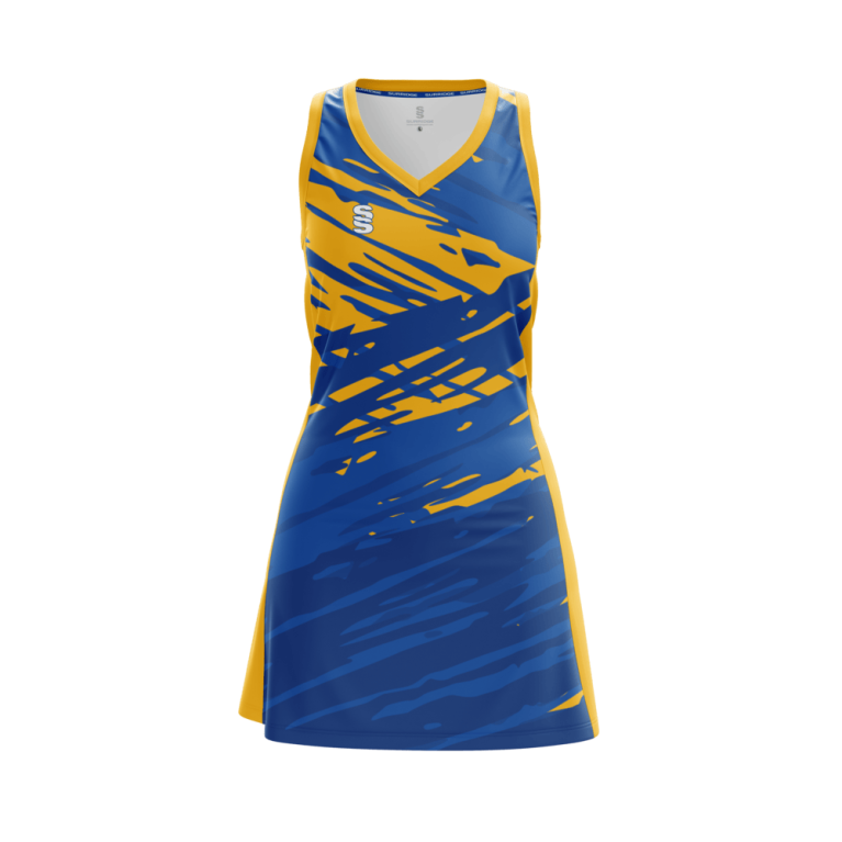 NETBALL DRESS STANDARD BACK - FAST TRACK