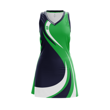 NETBALL DRESS STANDARD BACK - FAST TRACK