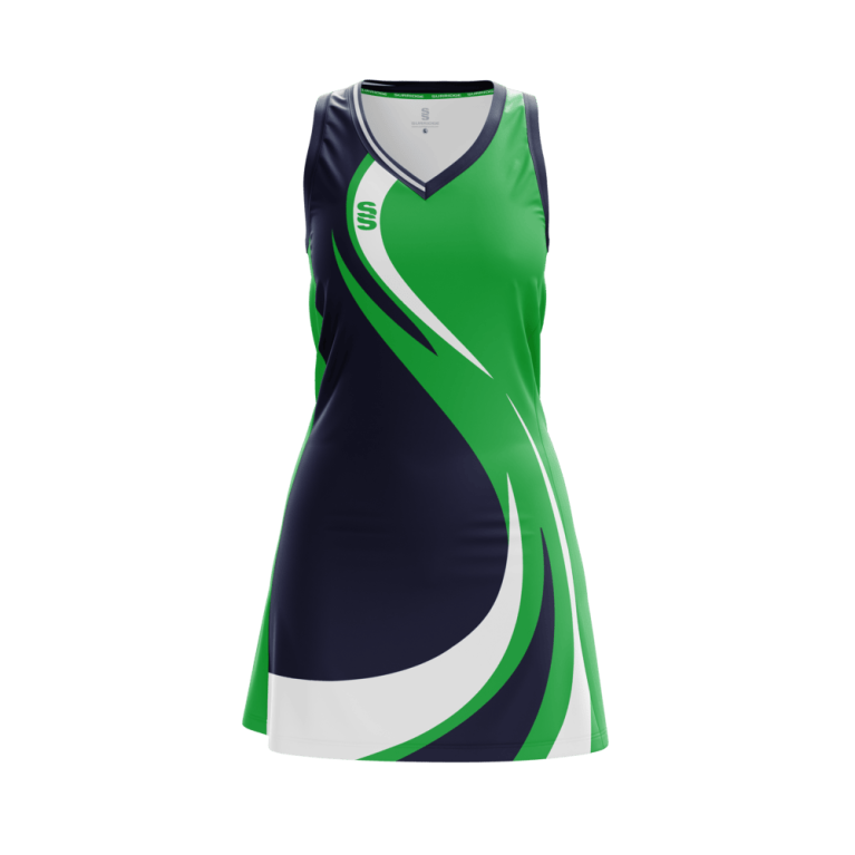 NETBALL DRESS STANDARD BACK - FAST TRACK