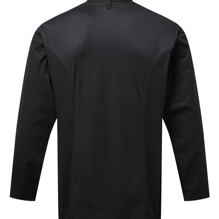Chef's Coolchecker® long sleeve jacket - Black
