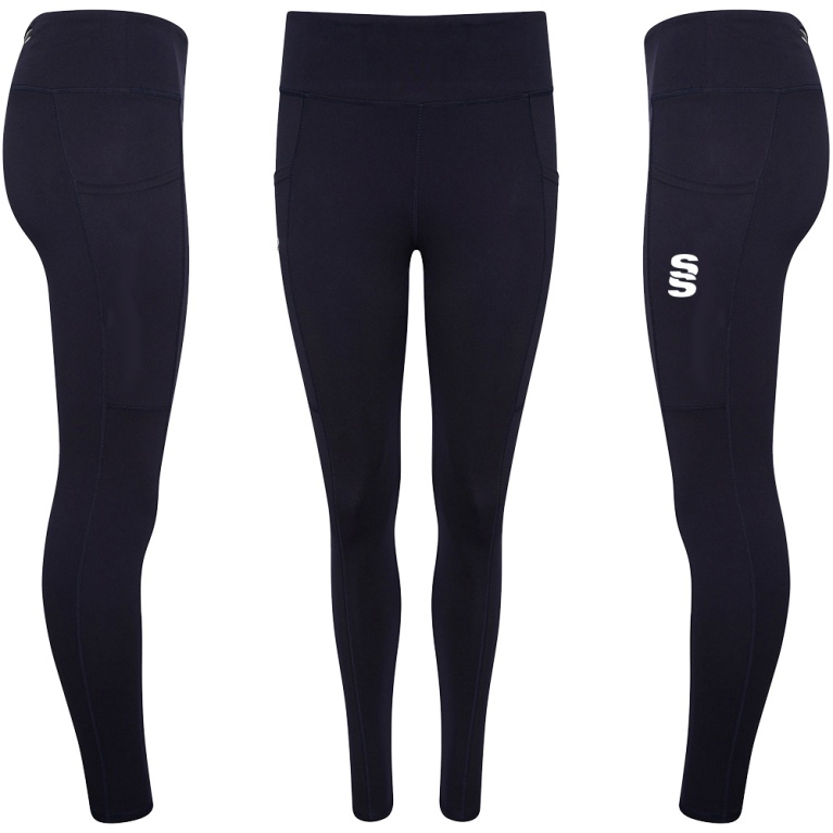 Performance Full Length Leggings : Navy