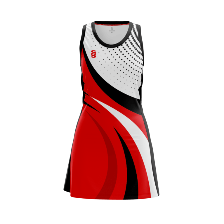NETBALL DRESS STANDARD BACK - FAST TRACK