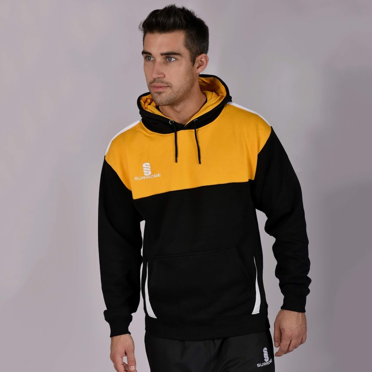 Blade Hoody : Black / Amber / White